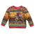 Kenya Safari Christmas Kid Ugly Christmas Sweater Black Santa Riding Leopards - Heri ya Krismasi - Wonder Print Shop
