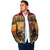 Kenya Safari Christmas Padded Jacket Black Santa Riding Leopards - Heri ya Krismasi - Wonder Print Shop