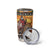 Kenya Safari Christmas Tumbler Cup Black Santa Riding Leopards - Heri ya Krismasi - Wonder Print Shop