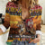 Kenya Safari Christmas Women Casual Shirt Black Santa Riding Leopards - Heri ya Krismasi - Wonder Print Shop