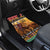 Kenya Safari Christmas Car Mats Black Santa Riding Lion - Heri ya Krismasi - Wonder Print Shop