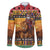 Kenya Safari Christmas Family Matching Off Shoulder Short Dress and Hawaiian Shirt Black Santa Riding Lion - Heri ya Krismasi - Wonder Print Shop