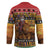 Kenya Safari Christmas Hockey Jersey Black Santa Riding Lion - Heri ya Krismasi - Wonder Print Shop