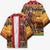Kenya Safari Christmas Kimono Black Santa Riding Lion - Heri ya Krismasi - Wonder Print Shop