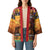 Kenya Safari Christmas Kimono Black Santa Riding Lion - Heri ya Krismasi - Wonder Print Shop