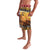 Kenya Safari Christmas Lavalava Black Santa Riding Lion - Heri ya Krismasi - Wonder Print Shop