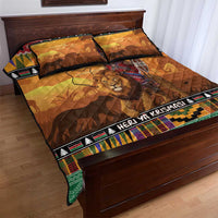 Kenya Safari Christmas Quilt Bed Set Black Santa Riding Lion - Heri ya Krismasi - Wonder Print Shop
