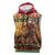 Kenya Safari Christmas Sleeveless Hoodie Black Santa Riding Lion - Heri ya Krismasi - Wonder Print Shop