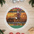 Kenya Safari Christmas Tree Skirt Black Santa Riding Lion - Heri ya Krismasi - Wonder Print Shop
