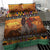 Kenya Safari Christmas Bedding Set Black Santa Riding Rhinoceros - Heri ya Krismasi - Wonder Print Shop