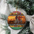 Kenya Safari Christmas Ceramic Ornament Black Santa Riding Rhinoceros - Heri ya Krismasi - Wonder Print Shop