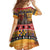 Kenya Safari Christmas Family Matching Long Sleeve Bodycon Dress and Hawaiian Shirt Black Santa Riding Rhinoceros - Heri ya Krismasi - Wonder Print Shop