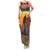 Kenya Safari Christmas Family Matching Tank Maxi Dress and Hawaiian Shirt Black Santa Riding Rhinoceros - Heri ya Krismasi - Wonder Print Shop