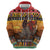 Kenya Safari Christmas Hoodie Black Santa Riding Rhinoceros - Heri ya Krismasi - Wonder Print Shop