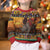 Kenya Safari Christmas Kid Ugly Christmas Sweater Black Santa Riding Rhinoceros - Heri ya Krismasi - Wonder Print Shop