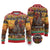 Kenya Safari Christmas Ugly Christmas Sweater Black Santa Riding Rhinoceros - Heri ya Krismasi - Wonder Print Shop