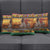 Kenya Safari Christmas Pillow Cover Black Santa Riding Rhinoceros - Heri ya Krismasi - Wonder Print Shop