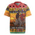 Kenya Safari Christmas Rugby Jersey Black Santa Riding Rhinoceros - Heri ya Krismasi - Wonder Print Shop