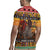 Kenya Safari Christmas Rugby Jersey Black Santa Riding Rhinoceros - Heri ya Krismasi - Wonder Print Shop