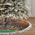 Kenya Safari Christmas Tree Skirt Black Santa Riding Rhinoceros - Heri ya Krismasi - Wonder Print Shop