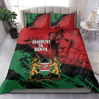 Kenya Independence Day Bedding Set 61st Anniversary - Coat Of Arms - Wonder Print Shop