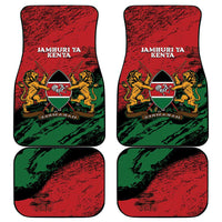 Kenya Independence Day Car Mats 61st Anniversary - Coat Of Arms - Wonder Print Shop