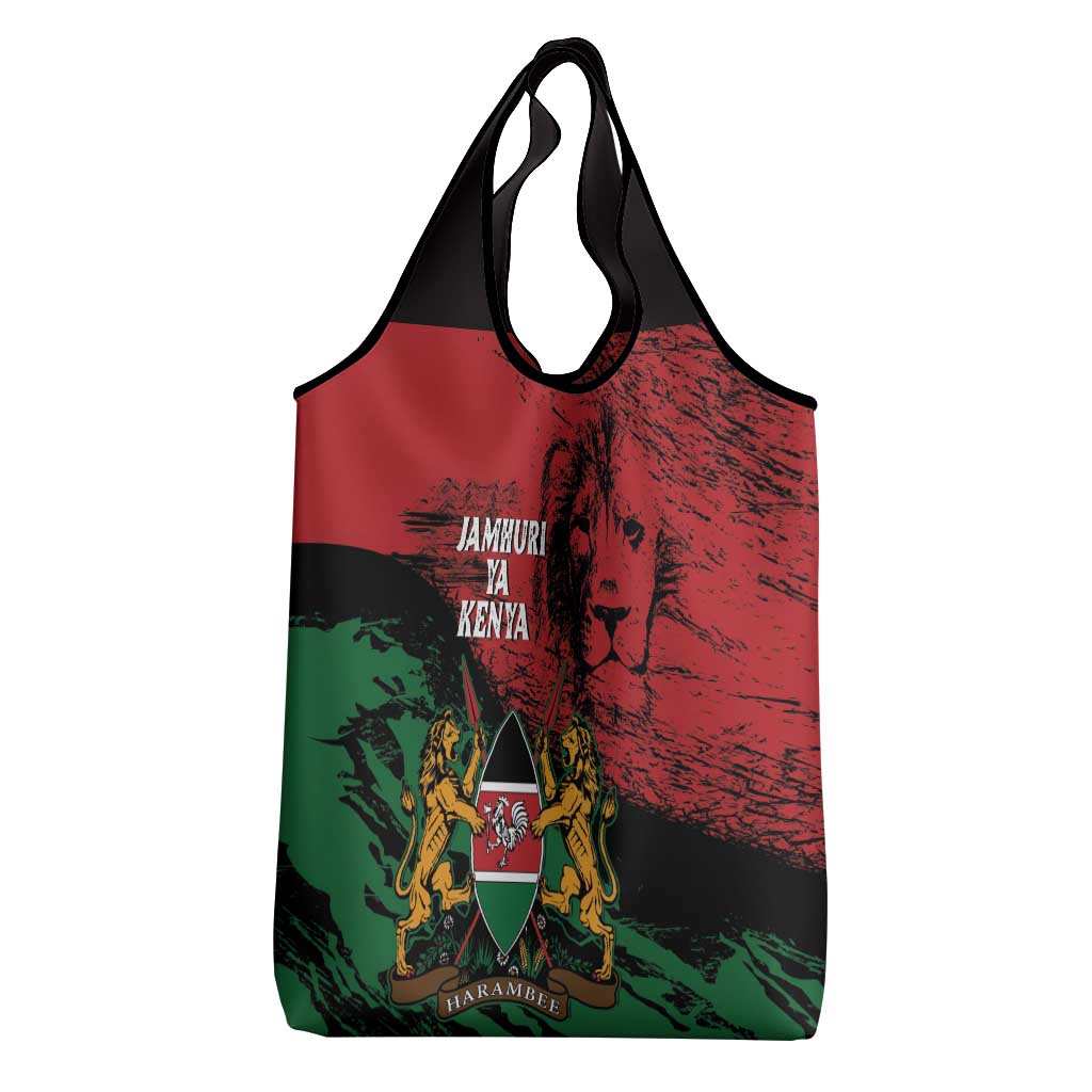 Kenya Independence Day Grocery Bag 61st Anniversary - Coat Of Arms