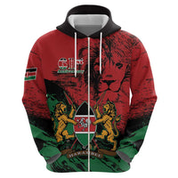 Kenya Independence Day Hoodie 61st Anniversary - Coat Of Arms - Wonder Print Shop