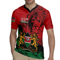 Kenya Independence Day Rugby Jersey 61st Anniversary - Coat Of Arms - Wonder Print Shop