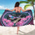 Personalised Kenya Lilac Breasted Roller Sarong Mix Maasai Shield With Orchid Flower - Wonder Print Shop
