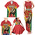 Personalised Morocco Proclamation Day Family Matching Tank Maxi Dress and Hawaiian Shirt Barbary Lion Mix Islamic Pattern - Wonder Print Shop