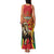Personalised Morocco Proclamation Day Family Matching Tank Maxi Dress and Hawaiian Shirt Barbary Lion Mix Islamic Pattern - Wonder Print Shop