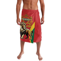 Personalised Morocco Proclamation Day Lavalava Barbary Lion Mix Islamic Pattern - Wonder Print Shop