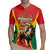 Personalised Morocco Proclamation Day Rugby Jersey Barbary Lion Mix Islamic Pattern - Wonder Print Shop