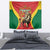 Personalised Morocco Proclamation Day Tapestry Barbary Lion Mix Islamic Pattern - Wonder Print Shop