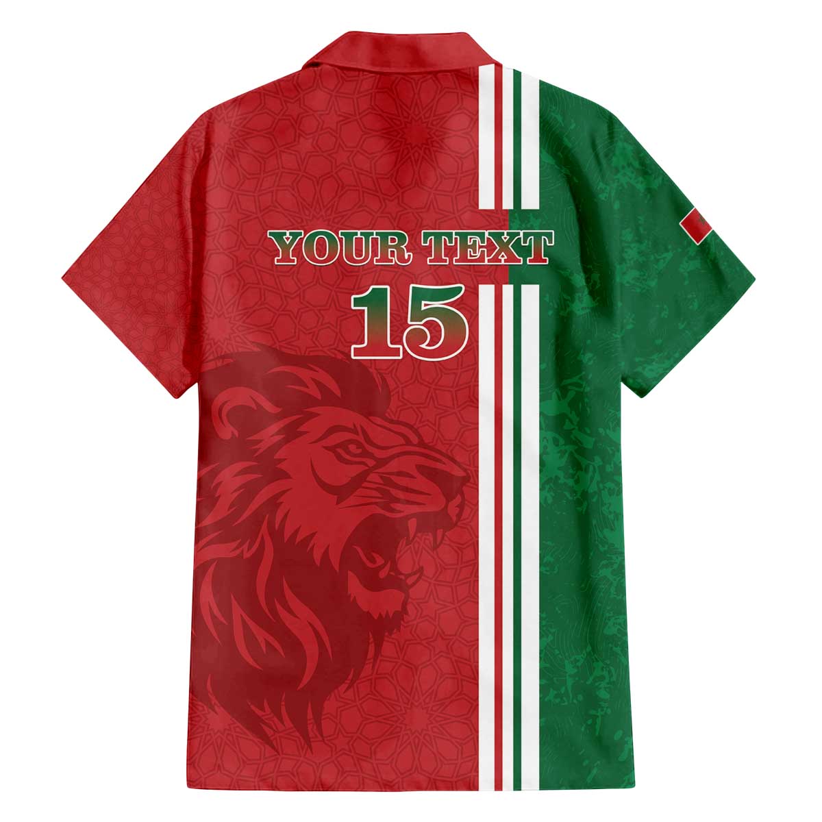 Custom Morocco Football Family Matching Off The Shoulder Long Sleeve Dress and Hawaiian Shirt Go Atlas Lions - Wonder Print Shop