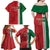 Custom Morocco Football Family Matching Off Shoulder Maxi Dress and Hawaiian Shirt Go Atlas Lions - Wonder Print Shop