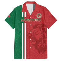 Custom Morocco Football Family Matching Off Shoulder Maxi Dress and Hawaiian Shirt Go Atlas Lions - Wonder Print Shop