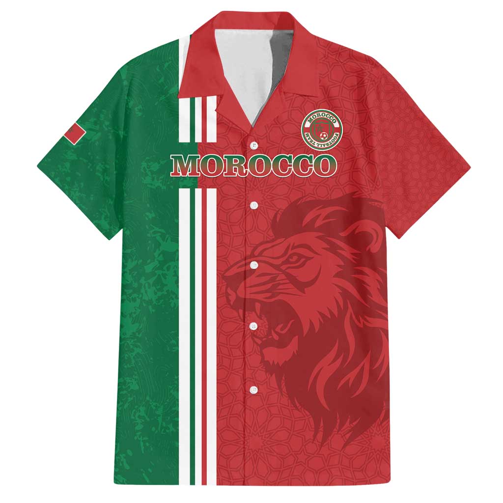 Custom Morocco Football Family Matching Tank Maxi Dress and Hawaiian Shirt Go Atlas Lions - Wonder Print Shop