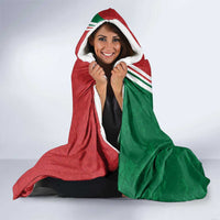 Custom Morocco Football Hooded Blanket Go Atlas Lions