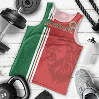 Custom Morocco Football Men Tank Top Go Atlas Lions - Wonder Print Shop