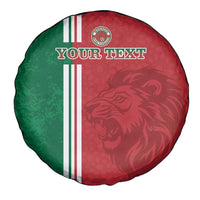 Custom Morocco Football Spare Tire Cover Go Atlas Lions - Wonder Print Shop