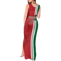Custom Morocco Football Tank Maxi Dress Go Atlas Lions - Wonder Print Shop