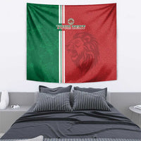 Custom Morocco Football Tapestry Go Atlas Lions - Wonder Print Shop