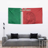 Custom Morocco Football Tapestry Go Atlas Lions - Wonder Print Shop