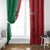 Custom Morocco Football Window Curtain Go Atlas Lions - Wonder Print Shop