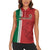 Custom Morocco Football Women Sleeveless Polo Shirt Go Atlas Lions - Wonder Print Shop
