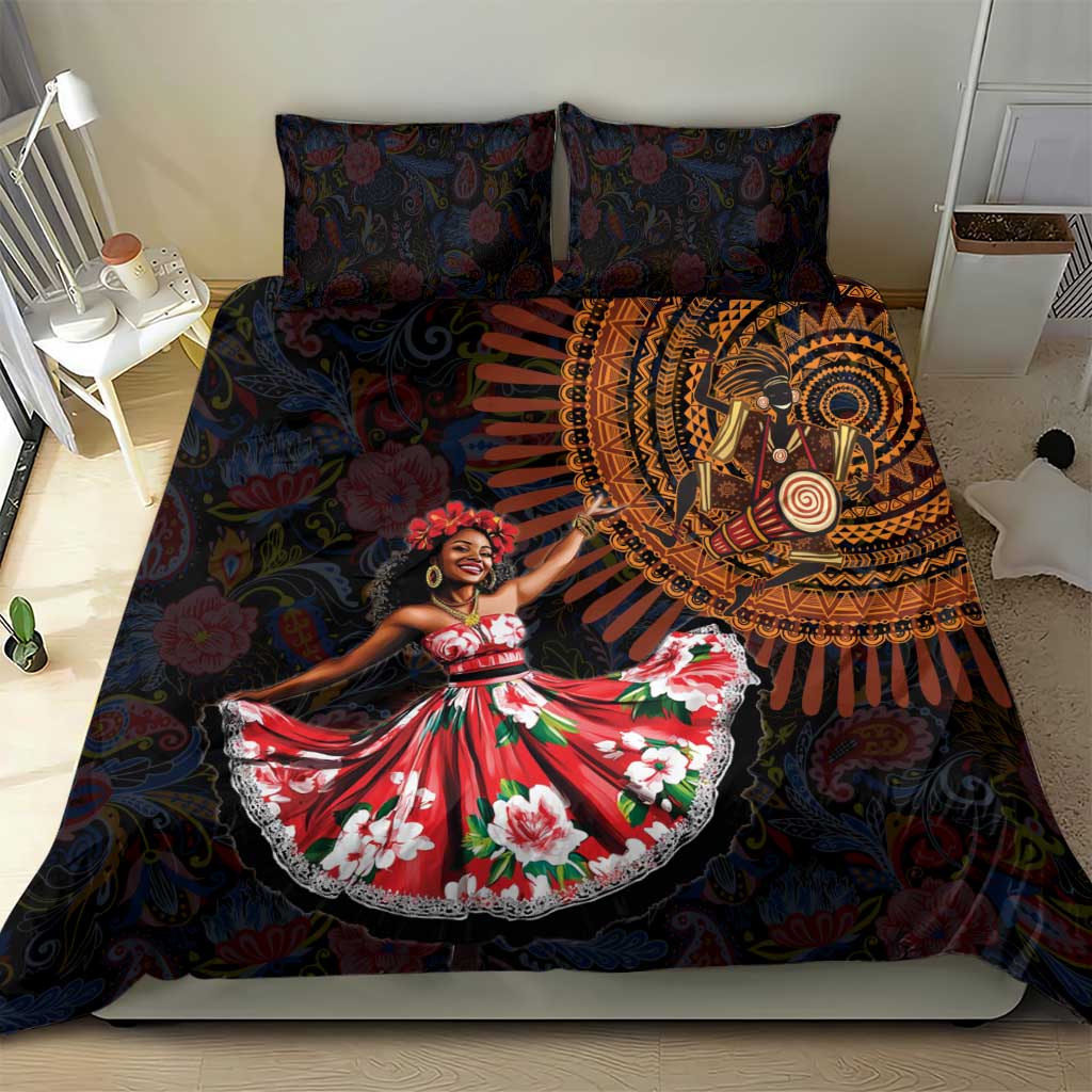 Sega Traditional Dance Bedding Set Paisley Mix African Pattern