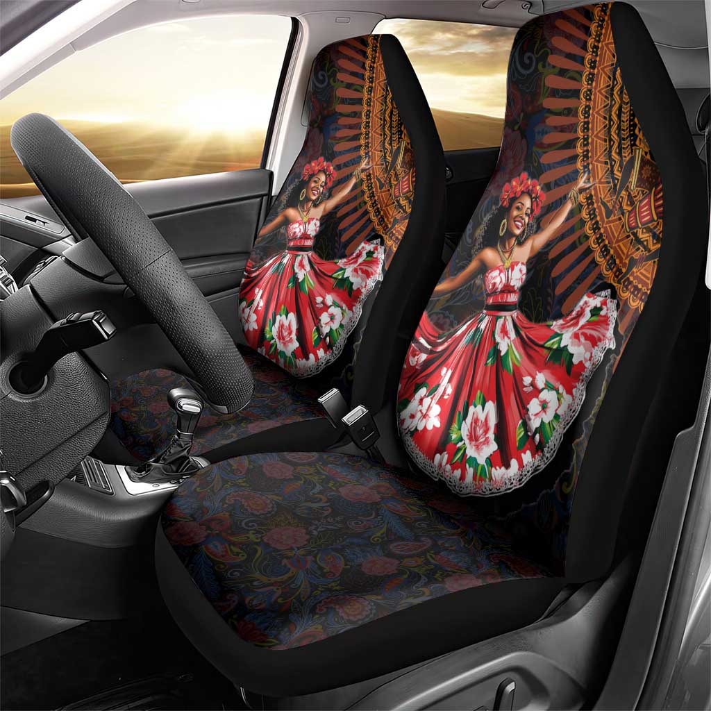 Sega Traditional Dance Car Seat Cover Paisley Mix African Pattern