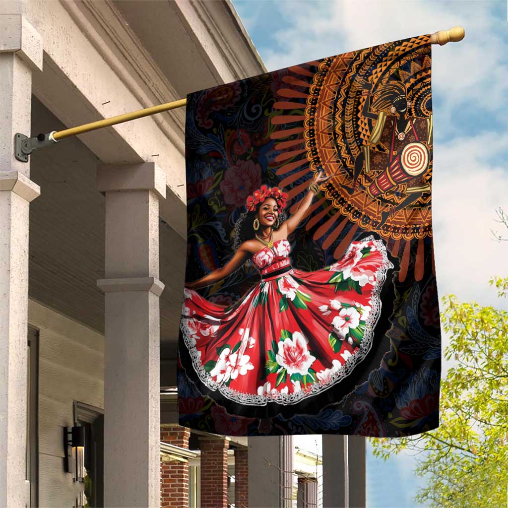 Sega Traditional Dance Garden Flag Paisley Mix African Pattern
